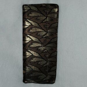 Vintage Palizzio New York Clutch with Original Coin Pouch and Mirror